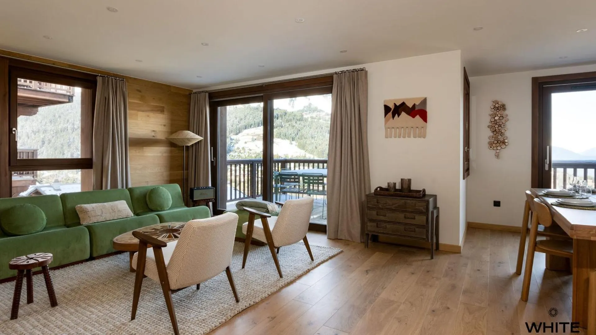 Duplex Deco 70'S Avec Cheminee A Courchevel 1650 - Fr-1-664-31 Apartment